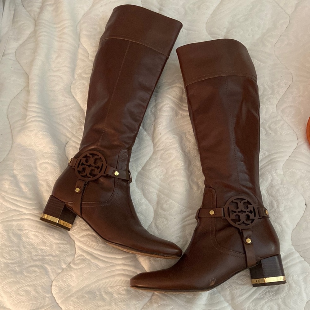 Tory Burch Leather Boots